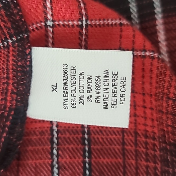 no comment Plaid cropped flannel - Picture 11 of 11